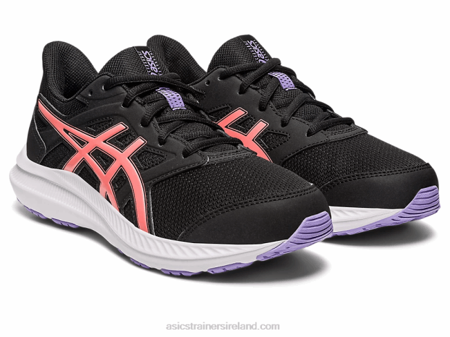 Jolt 4 Grade School Black/Papaya Asics XXPD4251