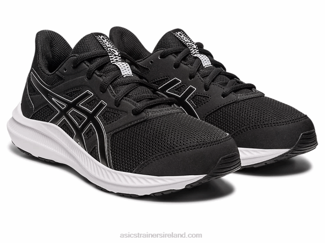 Jolt 4 Grade School Black/White Asics XXPD4257