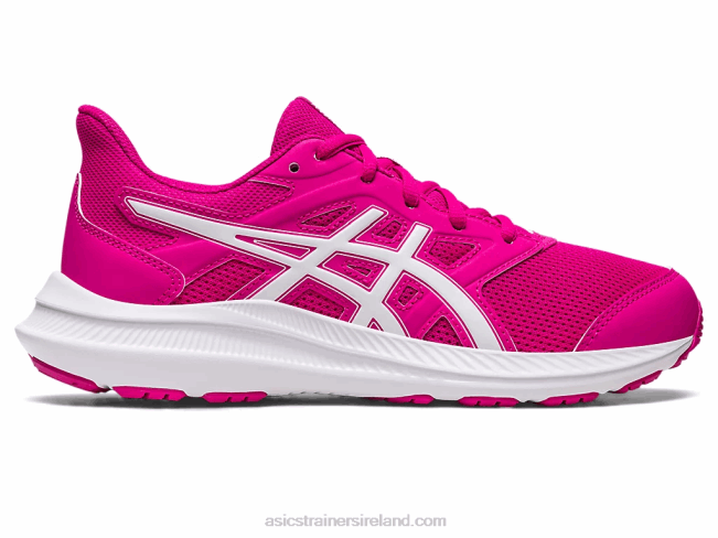 Jolt 4 Grade School Pink Rave/White Asics XXPD4265