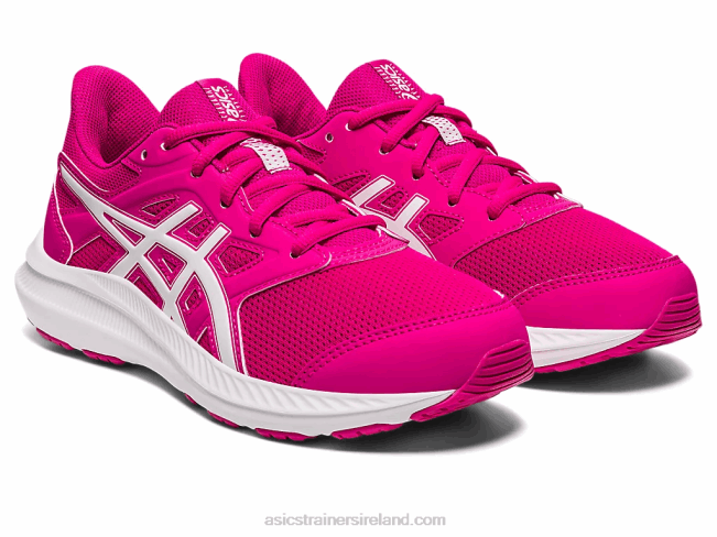 Jolt 4 Grade School Pink Rave/White Asics XXPD4265