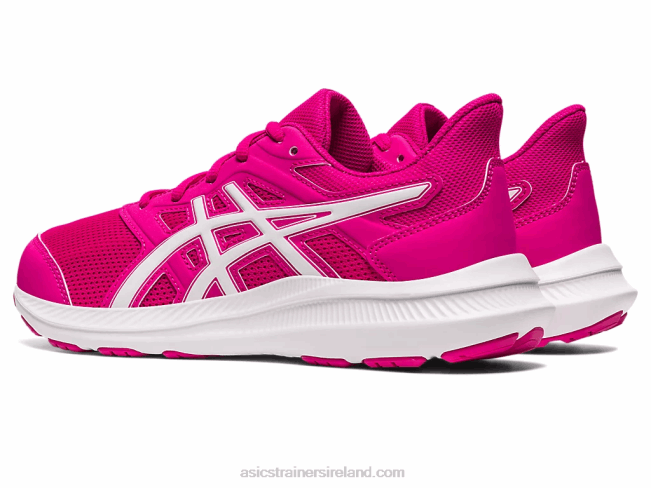 Jolt 4 Grade School Pink Rave/White Asics XXPD4265