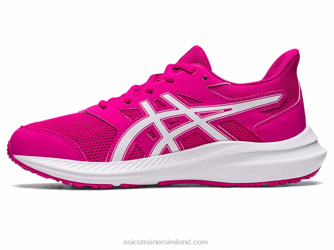 Jolt 4 Grade School Pink Rave/White Asics XXPD4265