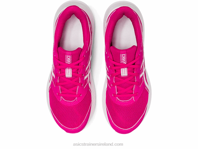 Jolt 4 Grade School Pink Rave/White Asics XXPD4265