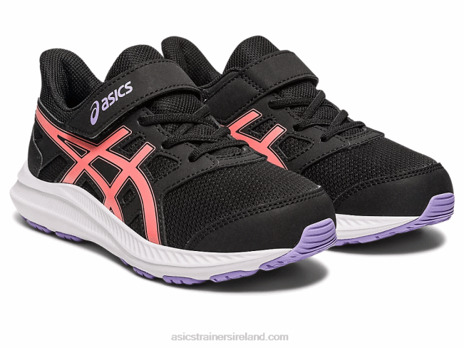 Jolt 4 Pre-School Black/Papaya Asics XXPD4274