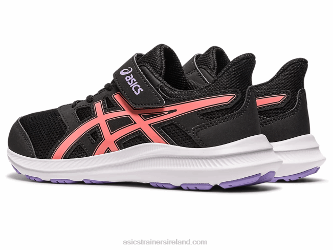 Jolt 4 Pre-School Black/Papaya Asics XXPD4274