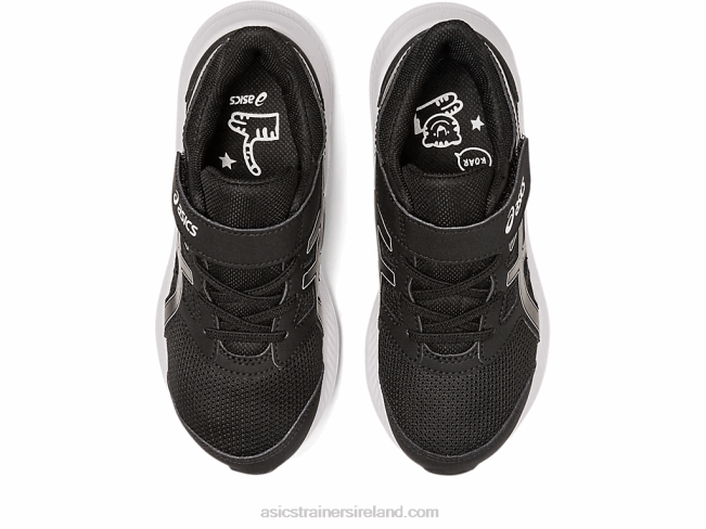 Jolt 4 Pre-School Black/White Asics XXPD4262