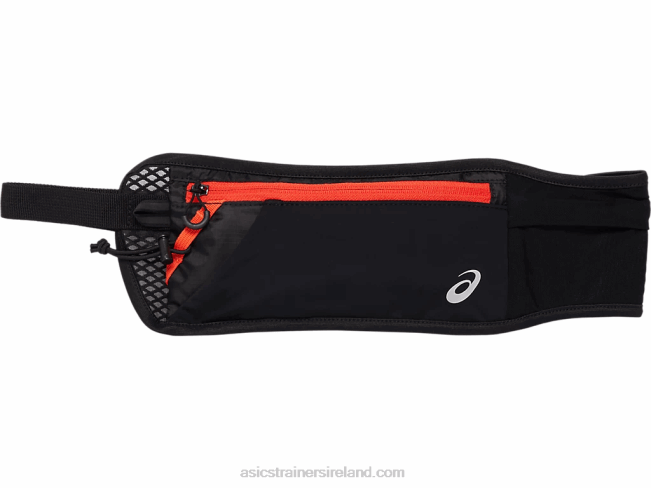 Large Waist Pouch Performance Black/Cherry Tomato Asics XXPD954