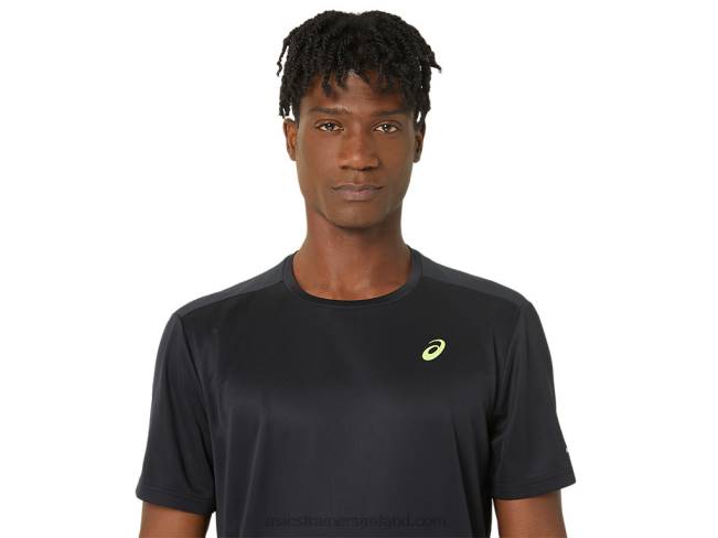 Lite-Show Mesh Short Sleeve Top Performance Black Asics XXPD120