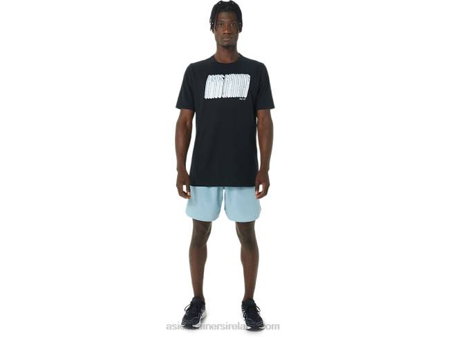 Long Abstract Logo Tee Performance Black Asics XXPD795