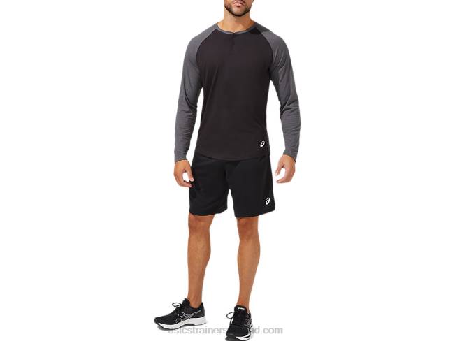 Men\s 10in Core Short Performance Black Asics XXPD2091