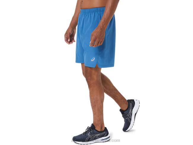 Men\s 7in 2 In 1 Short Azure/Carrier Grey Asics XXPD1133