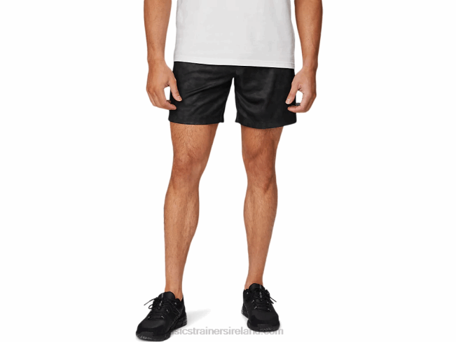 Mens 7in Knit Training Short Performance Black Asics XXPD1779