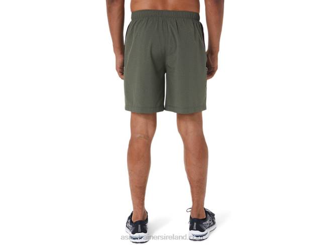 Men\s 7in Pr Lyte Short Mantle Green Htr/Perf Black Asics XXPD1022