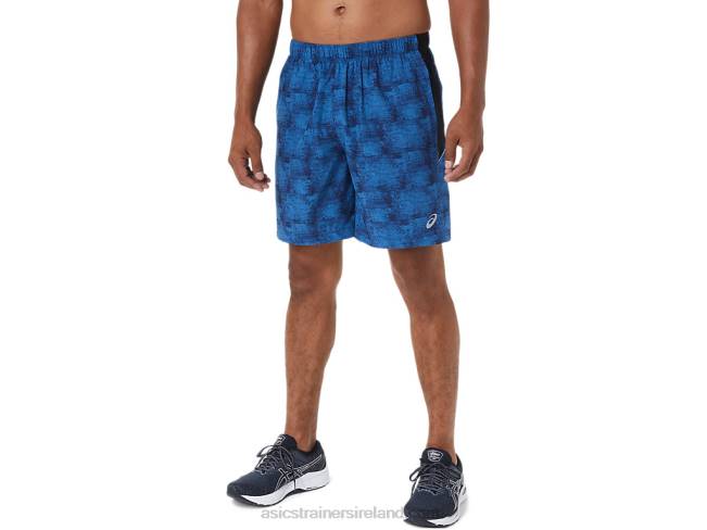 Mens 7in Pr Lyte Short Tie Dye Blue/Perf Black Asics XXPD1029