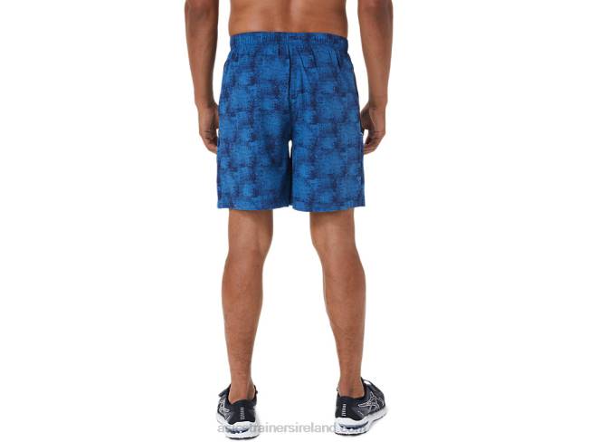 Men\s 7in Pr Lyte Short Tie Dye Blue/Perf Black Asics XXPD1029