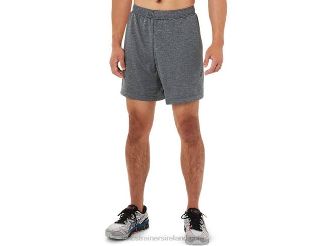 Mens 7in Shorts Carrier Grey Heather Asics XXPD1440