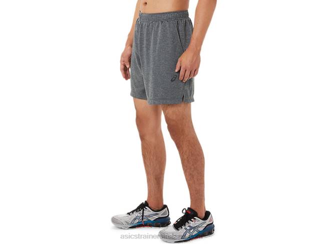 Men\s 7in Shorts Carrier Grey Heather Asics XXPD1440