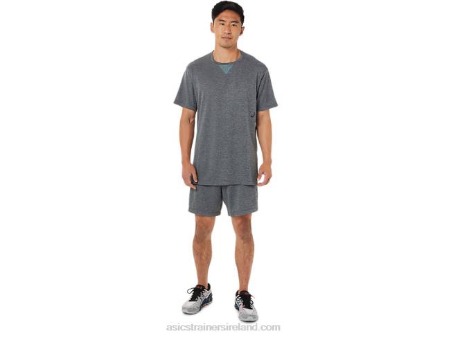 Men\s 7in Shorts Carrier Grey Heather Asics XXPD1440