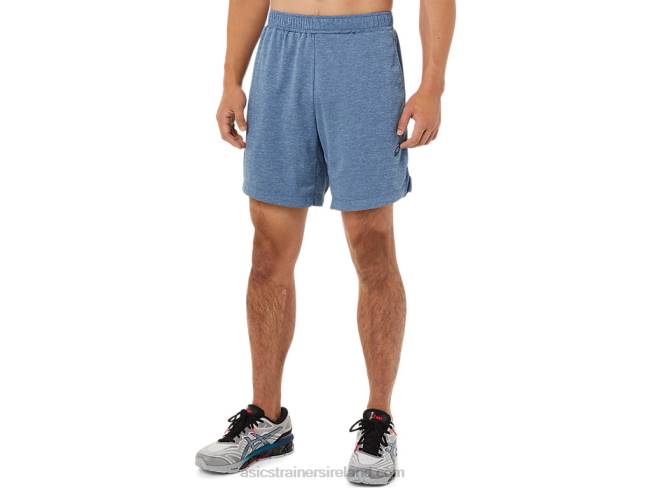 Mens 7in Shorts Grand Shark Heather Asics XXPD1435