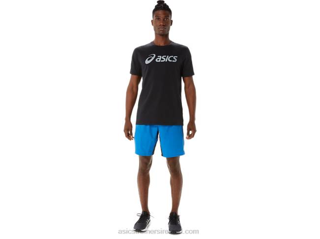 Men\s 9In Mixer Short Lake Drive/Performance Black Asics XXPD1409