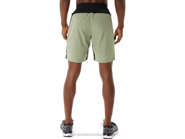 Men\s 9In Mixer Short Lichen Green/Performance Black Asics XXPD1408