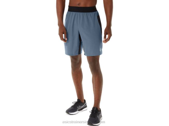 Mens 9in Mixer Short Steel Blue Asics XXPD192