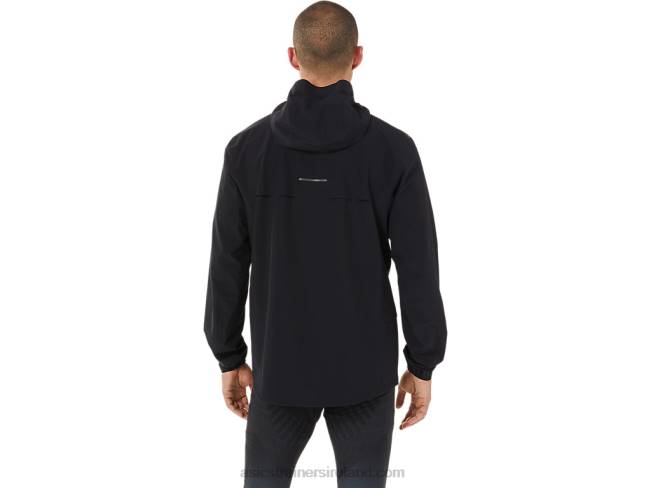 Men\s Accelerate Waterproof 20 Jacket Performance Black Asics XXPD1353