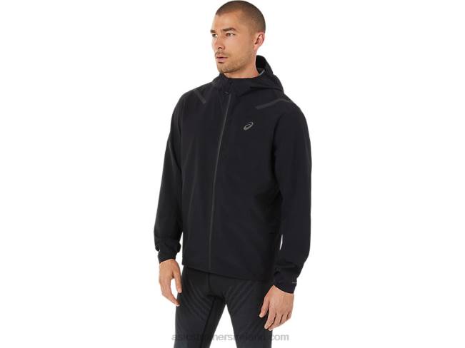 Men\s Accelerate Waterproof 20 Jacket Performance Black Asics XXPD1353