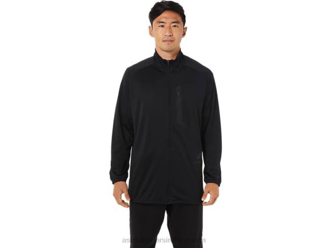 Mens Actibreeze Jacquard Jacket Performance Black Asics XXPD1516