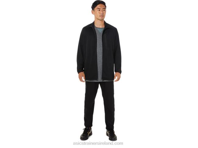 Men\s Actibreeze Jacquard Jacket Performance Black Asics XXPD1516