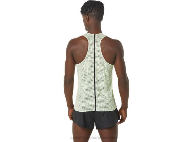 Men\s Actibreeze Jacquard Singlet Whisper Green Asics XXPD280