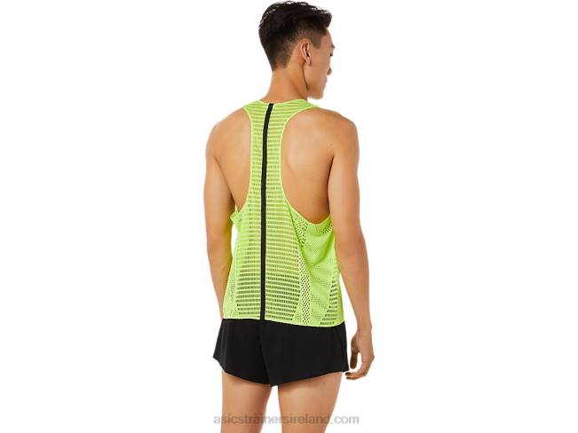 Men\s Actibreeze Singlet Hazard Green Asics XXPD1511