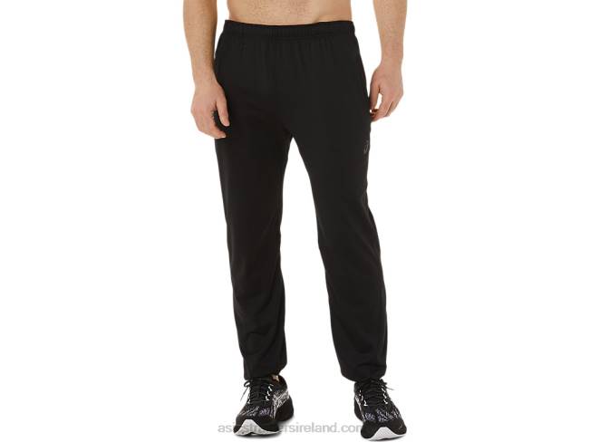 Mens Brushed Knit Pants Performance Black Asics XXPD750