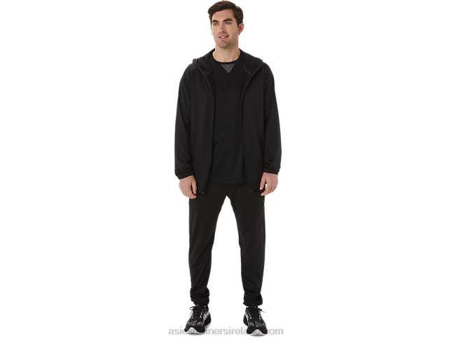 Men\s Brushed Knit Pants Performance Black Asics XXPD750