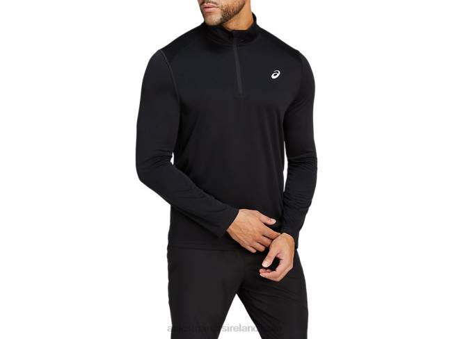 Mens Core 1/4 Zip Performance Black Asics XXPD2039