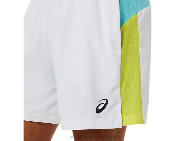 Men\s Court Color Block Short Brilliant White Asics XXPD1480