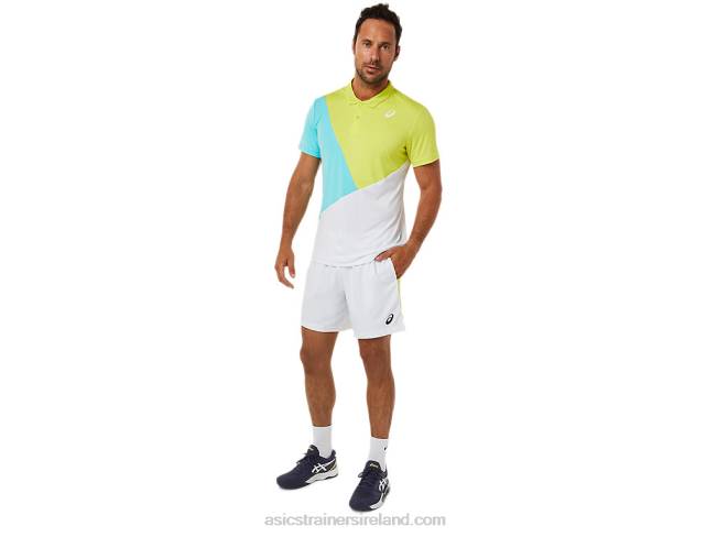 Men\s Court Color Block Short Brilliant White Asics XXPD1480