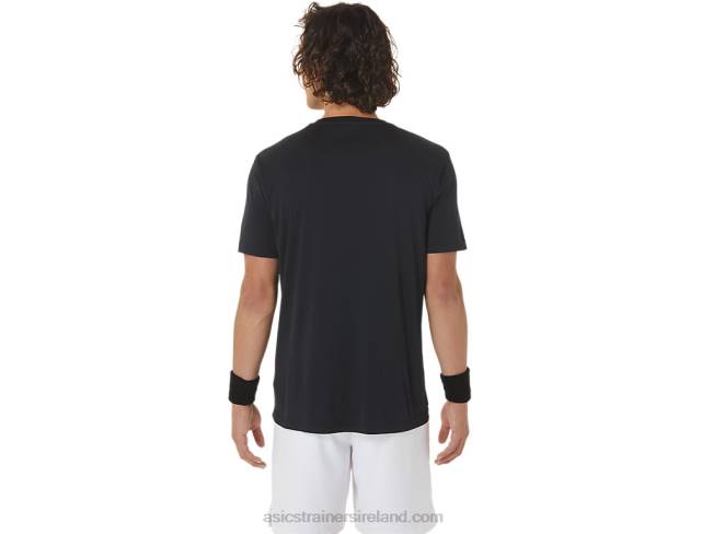 Men\s Court Gs Graphic Tee Performance Black Asics XXPD450