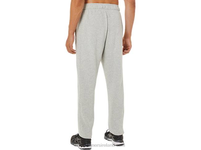 Men\s Fleece Tapered Pant Light Grey Heather Asics XXPD1704