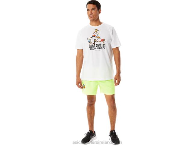 Men\s Graphic Short Sleeve Wch Brilliant White Asics XXPD1286