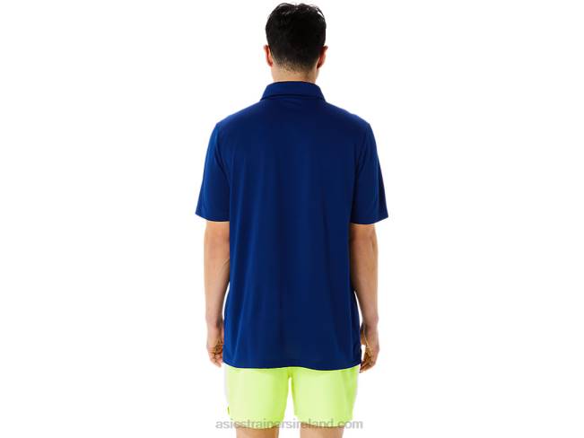 Men\s Hex Gradient Polo Wch Dark Blue(Pantone 281 C) Asics XXPD1216