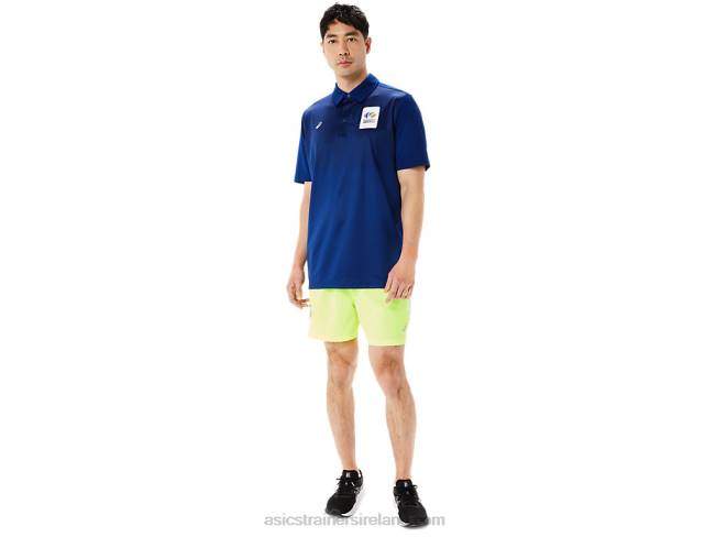 Men\s Hex Gradient Polo Wch Dark Blue(Pantone 281 C) Asics XXPD1216