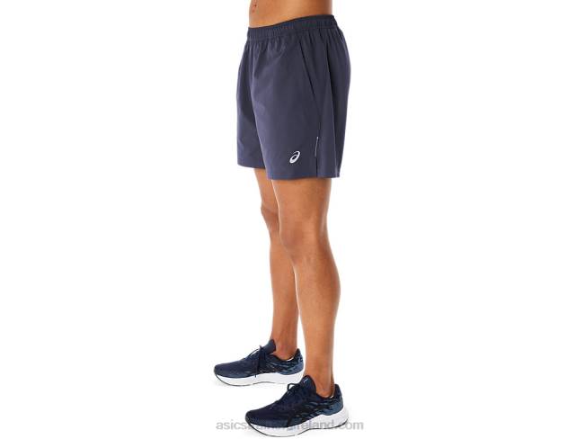 Men\s Hybrid 7in Shorts Indigo Fog Asics XXPD261