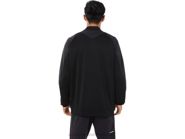 Men\s Hybrid Jacket Performance Black Asics XXPD1434