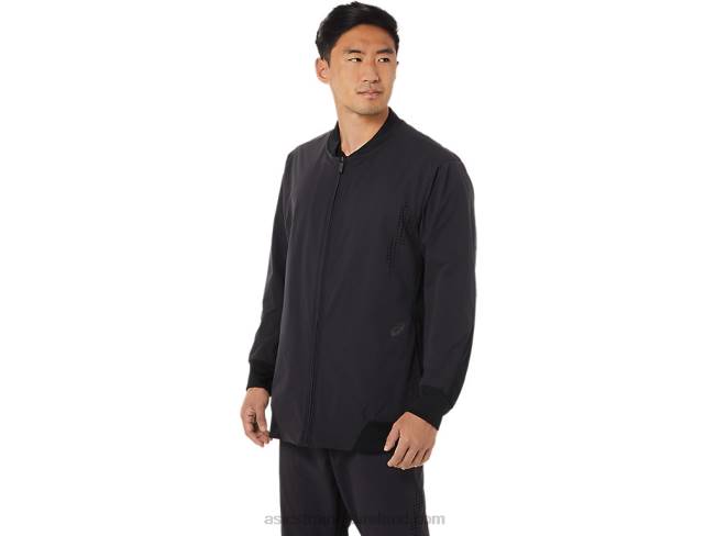 Men\s Hybrid Jacket Performance Black Asics XXPD1434