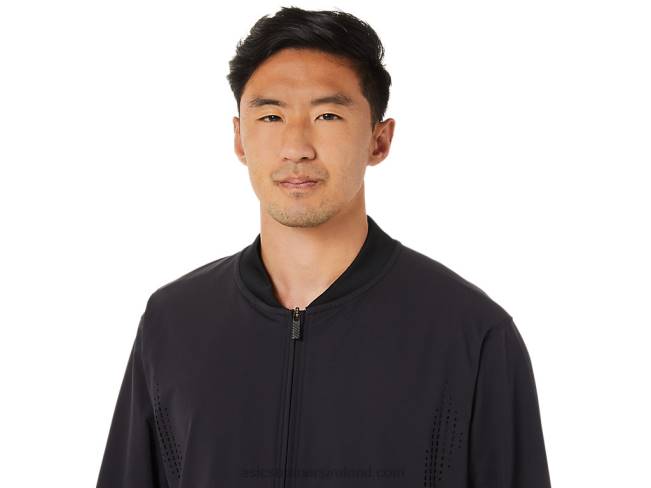 Men\s Hybrid Jacket Performance Black Asics XXPD1434