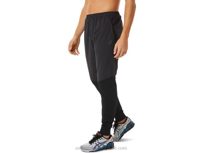 Men\s Hybrid Pants Performance Black Asics XXPD1451