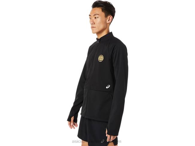 Men\s Lam Jacket Performance Black Asics XXPD1624