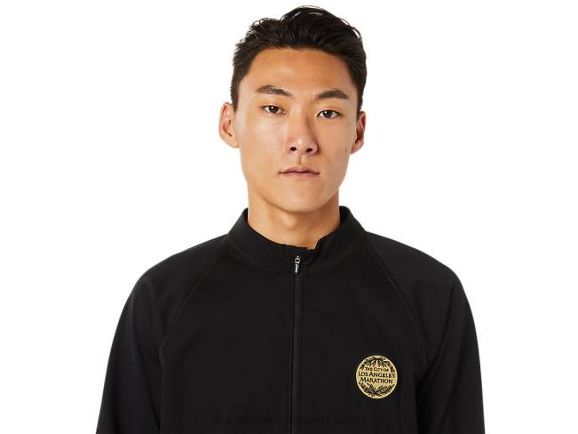 Men\s Lam Jacket Performance Black Asics XXPD1624