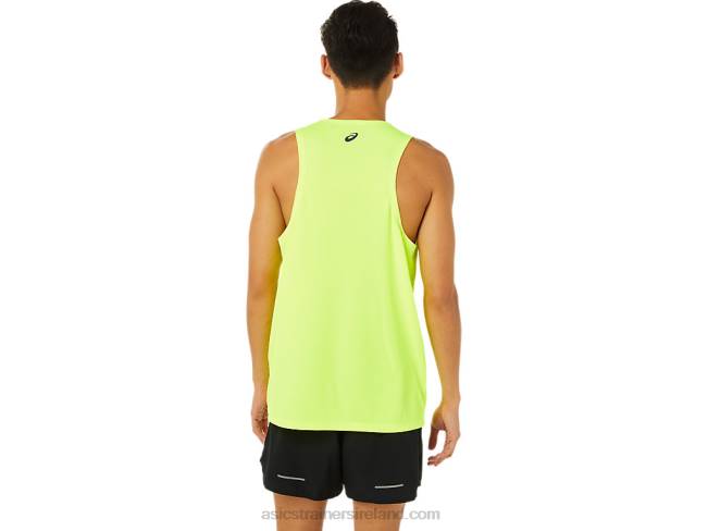 Men\s Lam Ready-Set II Singlet Safety Yellow Asics XXPD1619